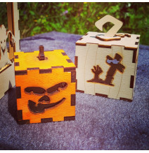 Halloween lanterna za LED svečko