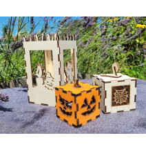 Halloween lanterna za LED svečko