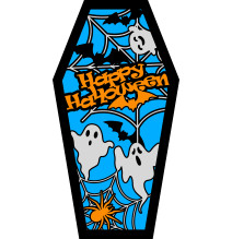 6 slojni okras za vrata, dvorišče, notranje prostore ali kjer nam najbolj ustreza. Pobarvan po slojih, lepljen in zaščiten pred