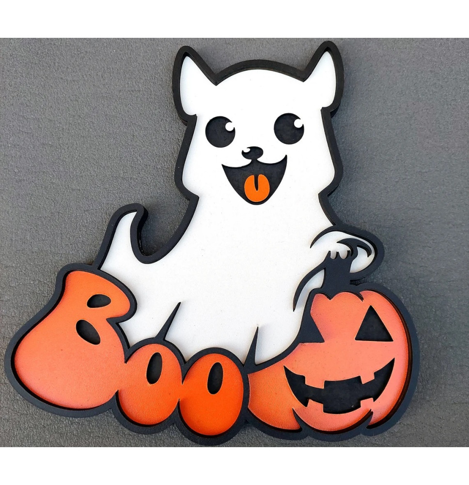 Okras za Halloween - Kuža Boo 25cm