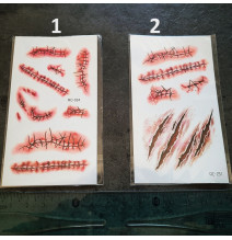 Začasni Tatoo - Brazgotina