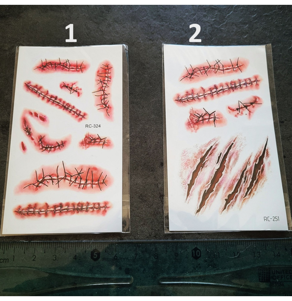 Začasni Tatoo - Brazgotina