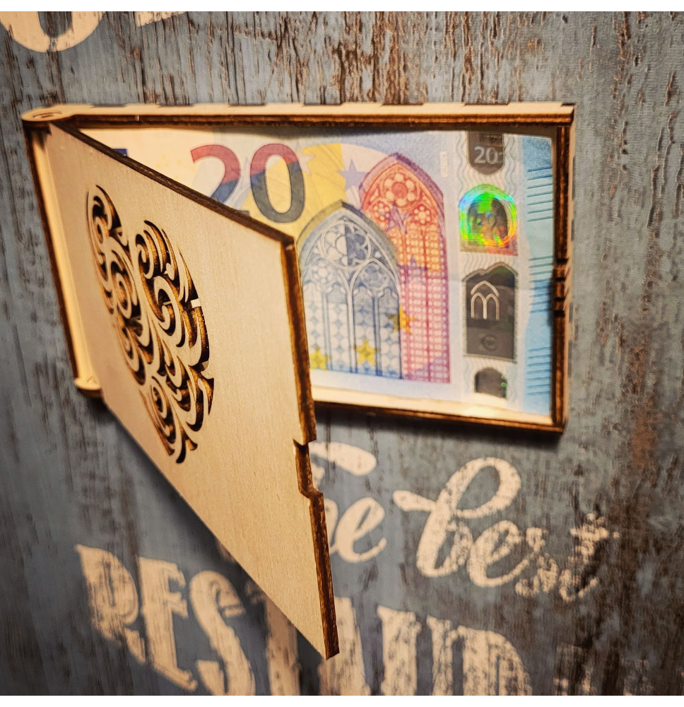 Darilna škatlica za Euro bankovce