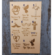 Trikotna samostoječa lesena sveča M