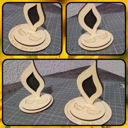 Samostoječa Sveča - Plamen