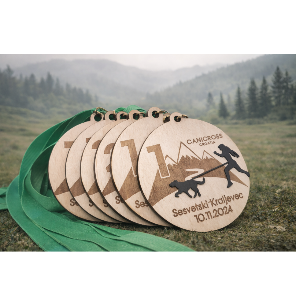 Klubske personalizirane medalje 8-9cm