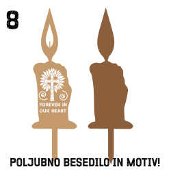 Nagrobna Lesena sveča